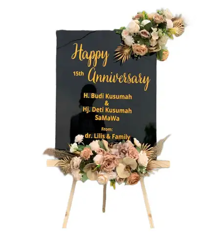 Papan Bunga Akrilik Genengwaru