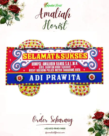Papan Bunga Ucapan Selamat Genengwaru